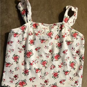 Forever 21 Floral Print Girls Tank Top Size 11/12